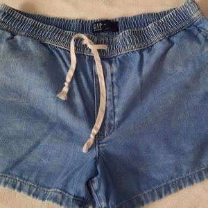 Gap Denim Drawstring Shorts with Pockets